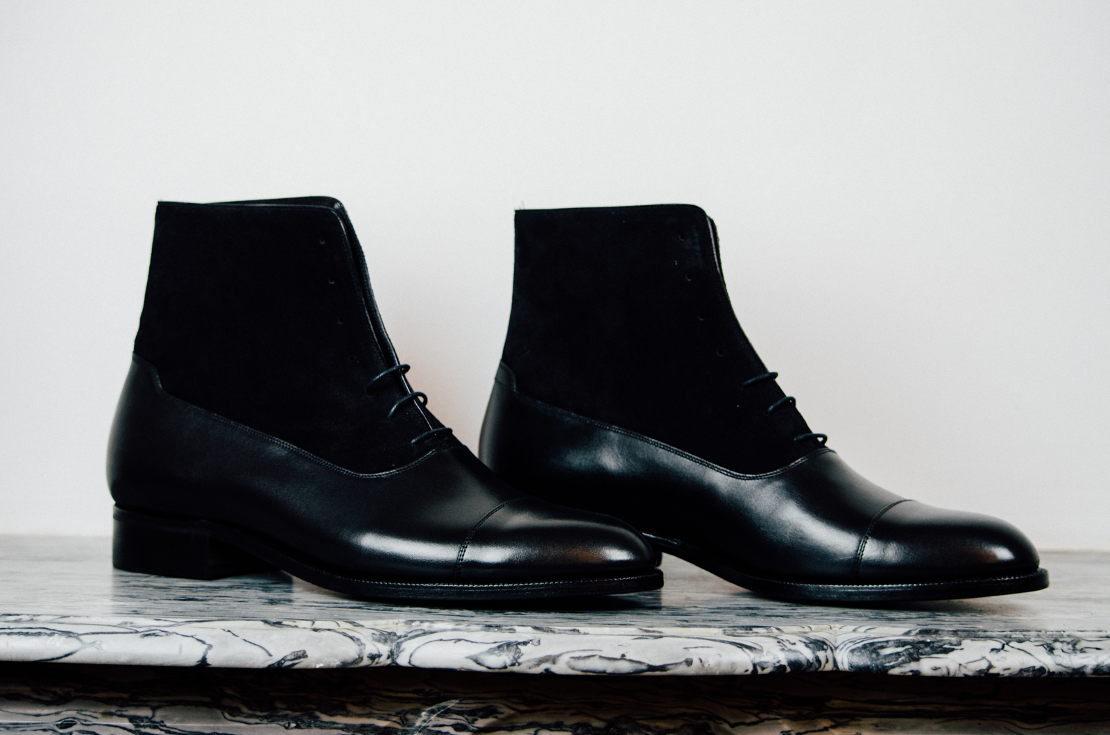 Black and Black Balmoral Boot – Mauban