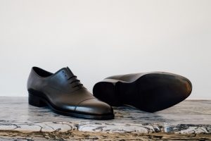 Mauban Handcrafted in France Black Oxford Shoes