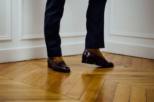 Mauban Handcrafted-in-France Brown Camel Balmoral Boots