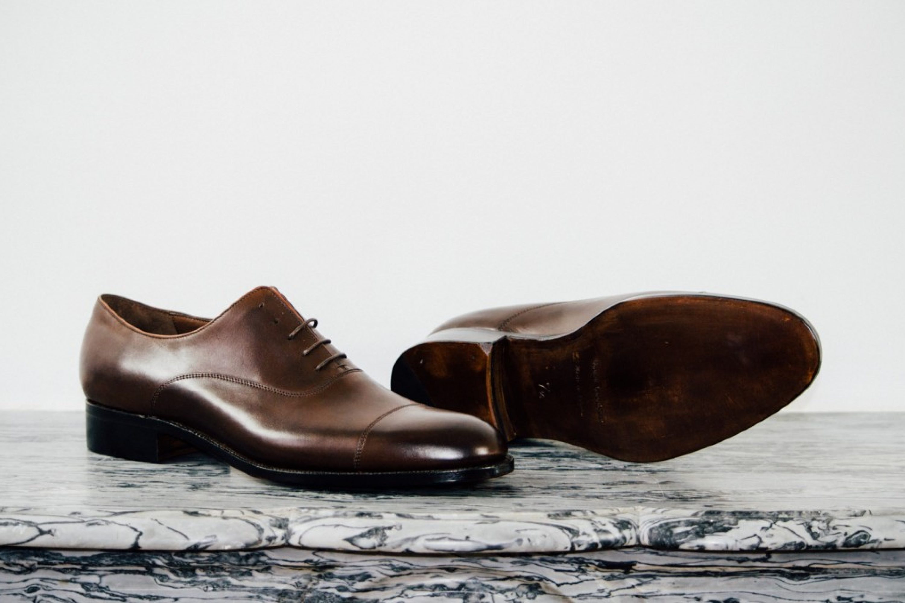 Mauban Handcrafted Brown Oxford Shoes